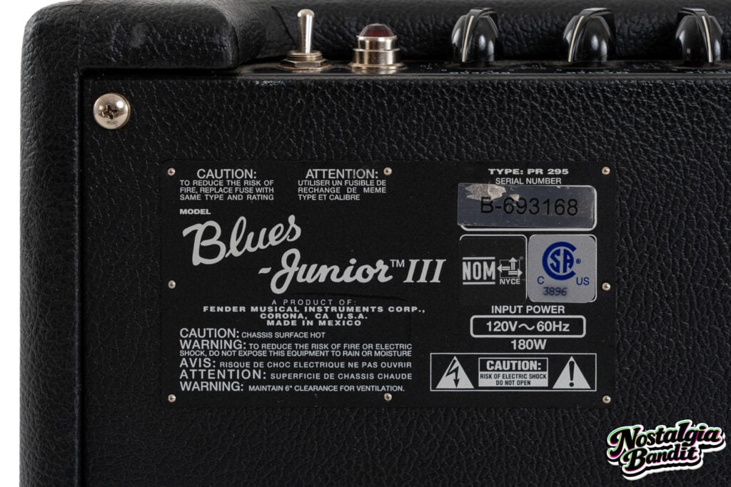 Portugal. The Man | John Gourley Used Fender Blues Junior III Amp (circa 2020s)