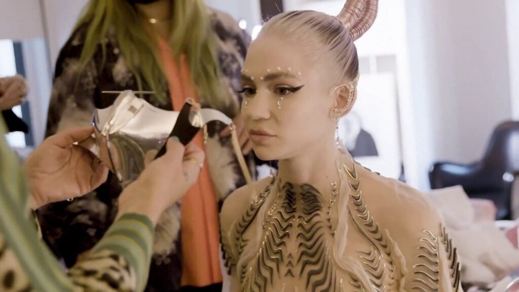 Grimes | 2021 Met Gala Worn CHRISHABANA x Dune "Harkonnen" Custom Made Mask