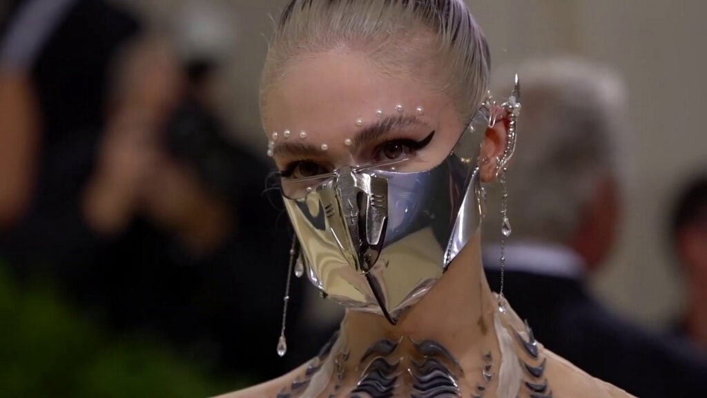 Grimes | 2021 Met Gala Worn CHRISHABANA x Dune "Harkonnen" Custom Made Mask