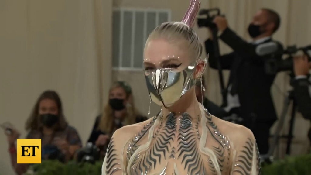 Grimes | 2021 Met Gala Worn CHRISHABANA x Dune "Harkonnen" Custom Made Mask