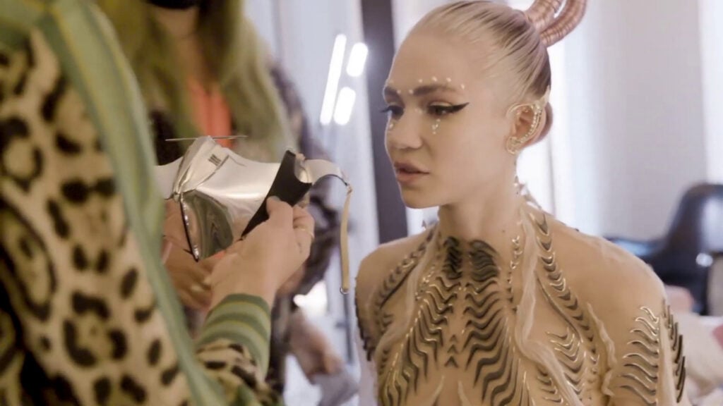 Grimes | 2021 Met Gala Worn & Screen-Matched Sofia Pavlova Romantic Elf Jewelry "Elven Ears"
