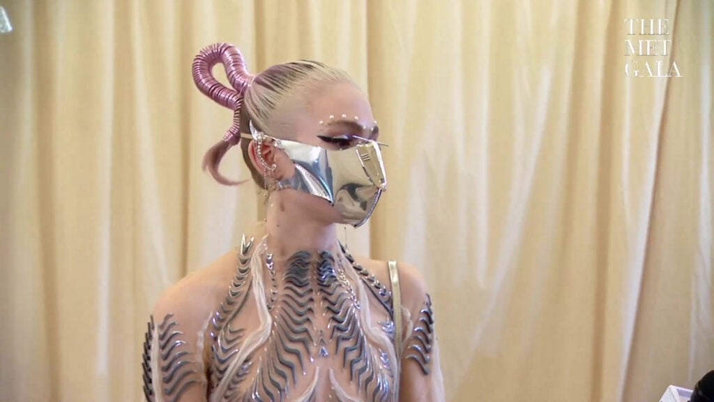 Grimes | 2021 Met Gala Worn & Screen-Matched Sofia Pavlova Romantic Elf Jewelry "Elven Ears"