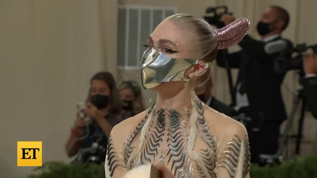 Grimes | 2021 Met Gala Worn & Screen-Matched Sofia Pavlova Romantic Elf Jewelry "Elven Ears"