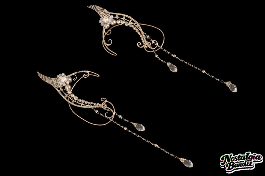 Grimes | 2021 Met Gala Worn & Screen-Matched Sofia Pavlova Romantic Elf Jewelry "Elven Ears"