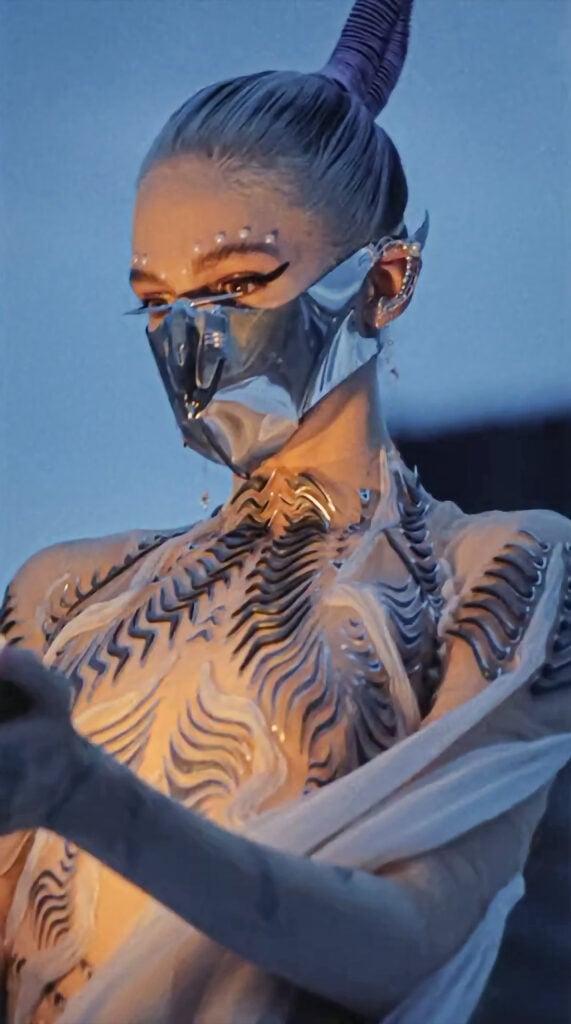 Grimes | 2021 Met Gala Worn & Screen-Matched Sofia Pavlova Romantic Elf Jewelry "Elven Ears"