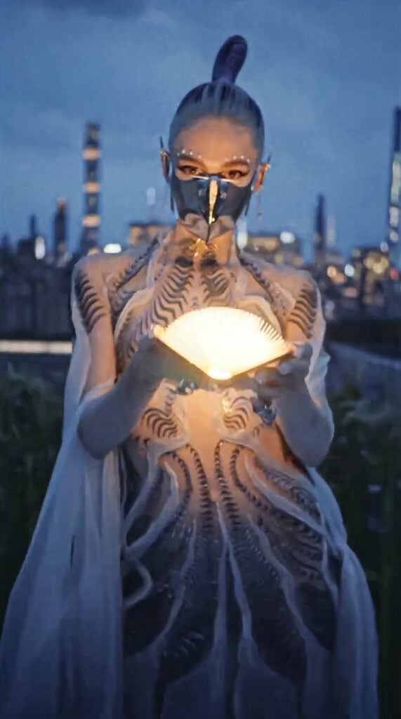 Grimes | 2021 Met Gala Worn & Screen-Matched Sofia Pavlova Romantic Elf Jewelry "Elven Ears"