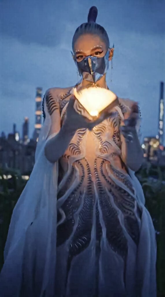 Grimes | 2021 Met Gala Worn & Screen-Matched Sofia Pavlova Romantic Elf Jewelry "Elven Ears"