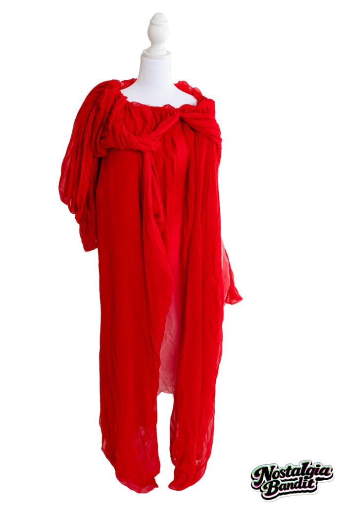 Grimes | Vogue China Cover-Worn Anna Dominova Custom Red Dress (August 2022)