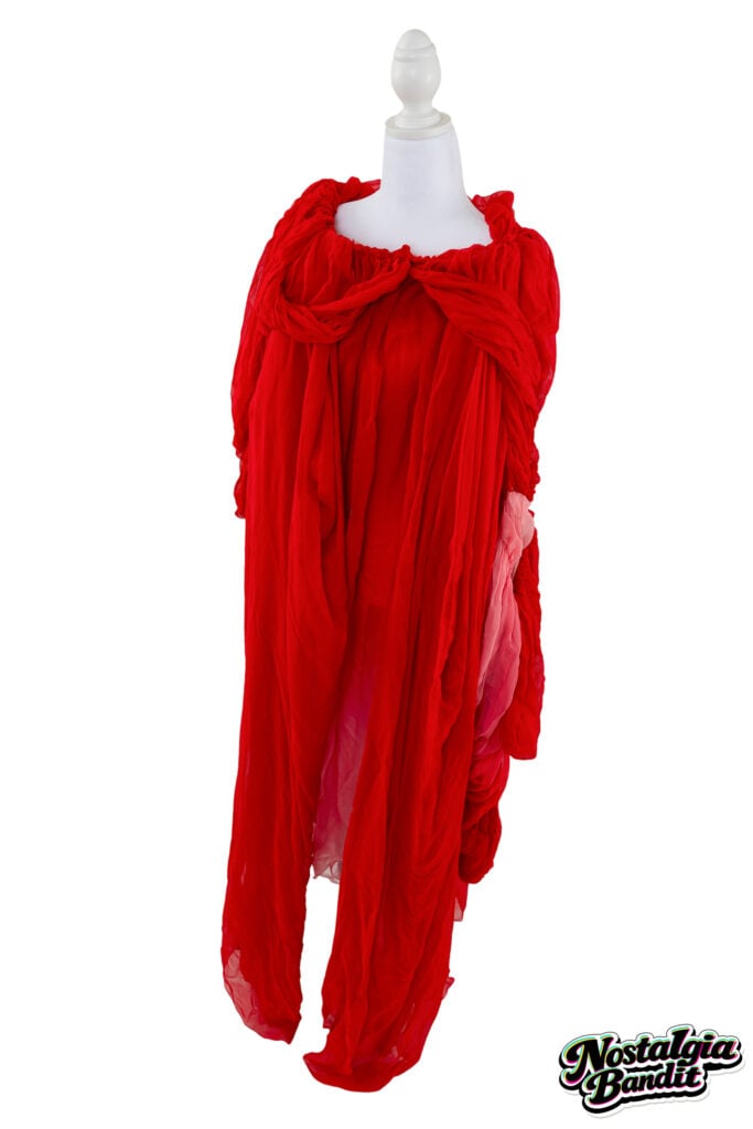 Grimes | Vogue China Cover-Worn Anna Dominova Custom Red Dress (August 2022)