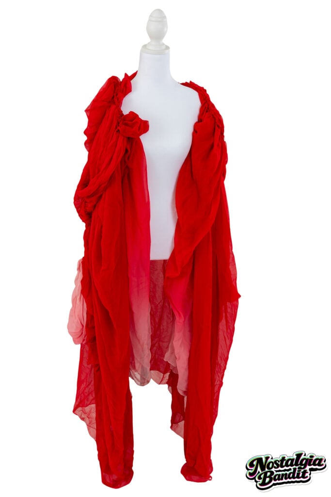 Grimes | Vogue China Cover-Worn Anna Dominova Custom Red Dress (August 2022)