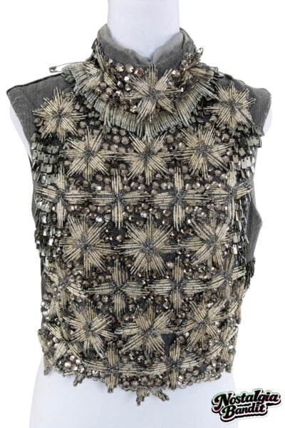 Grimes | Hunger Magazine Worn, Photo & Screen-Matched Sorcha O'Raghallaigh Embroidered Top (2015)