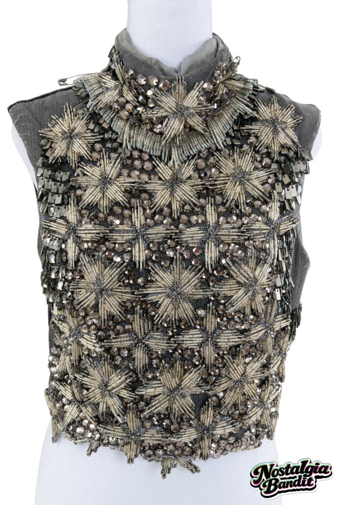 Grimes | Hunger Magazine Worn, Photo & Screen-Matched Sorcha O’Raghallaigh Embroidered Top (2015)