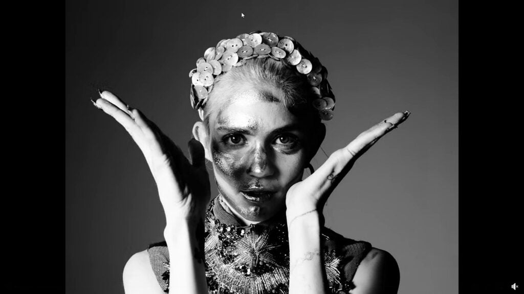 Grimes | Hunger Magazine Worn, Photo & Screen-Matched Sorcha O'Raghallaigh Embroidered Top (2015)