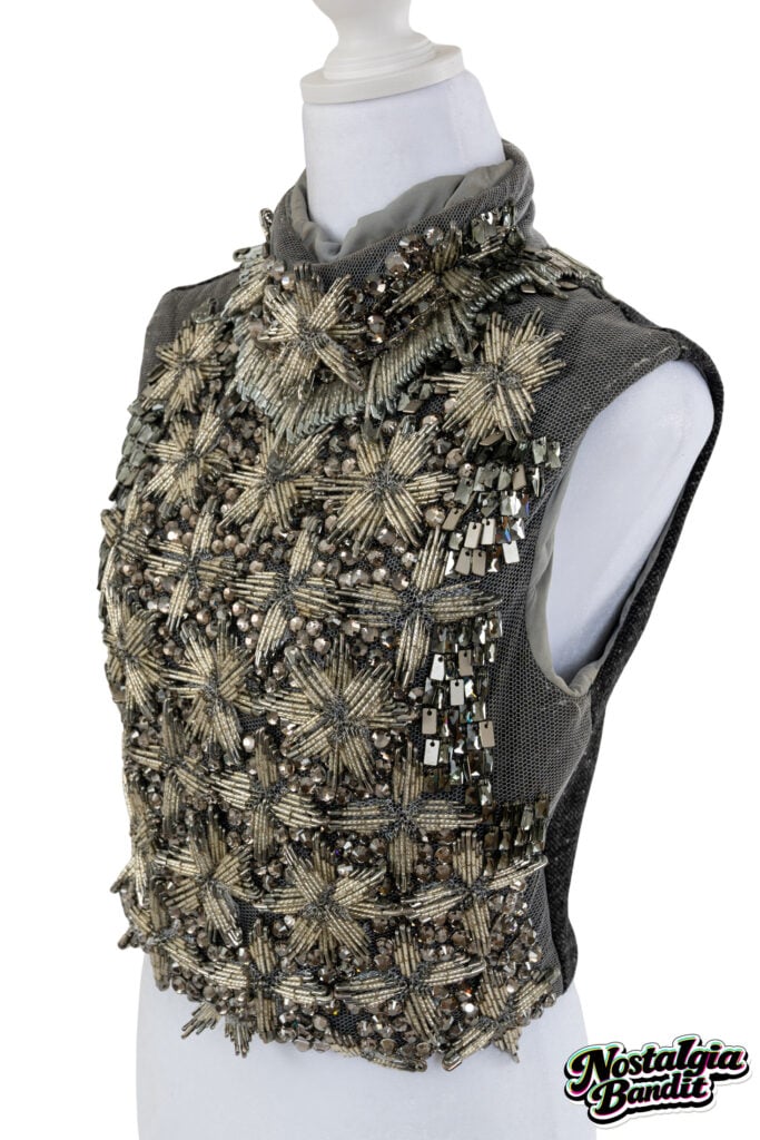 Grimes | Hunger Magazine Worn, Photo & Screen-Matched Sorcha O'Raghallaigh Embroidered Top (2015)