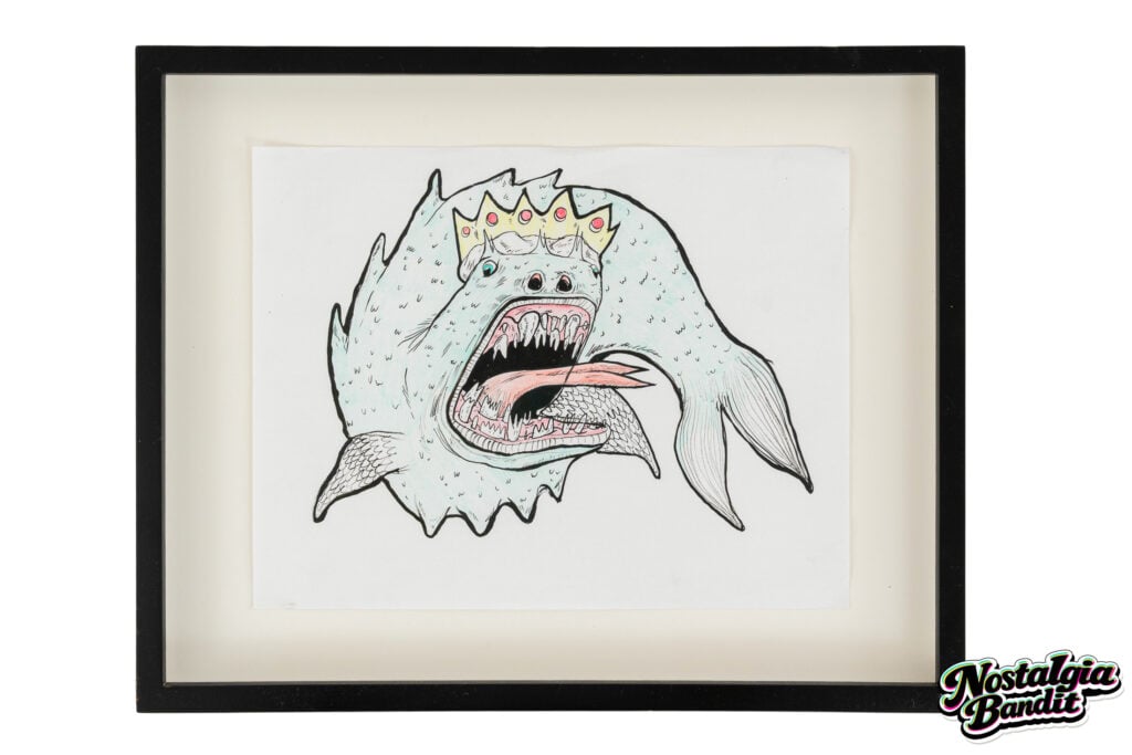 Grimes | “Untitled (Notebook Drawing #8)” Signed & Maccarone-Authenticated Ink on Paper (2006-2008)