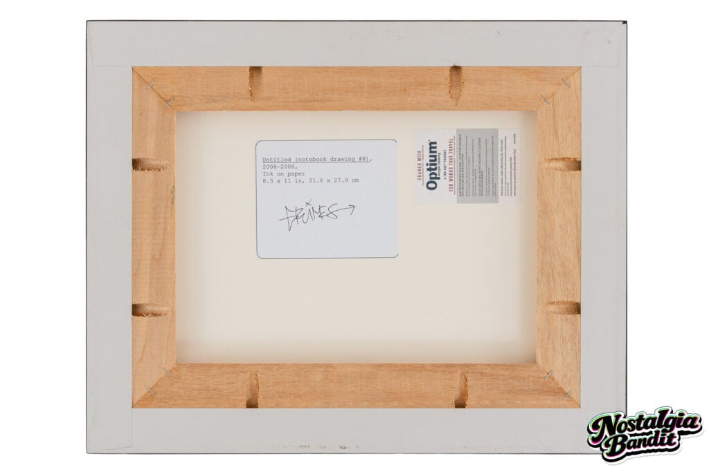 Grimes | "Untitled (Notebook Drawing #8)" Signed & Maccarone-Authenticated Ink on Paper (2006-2008)