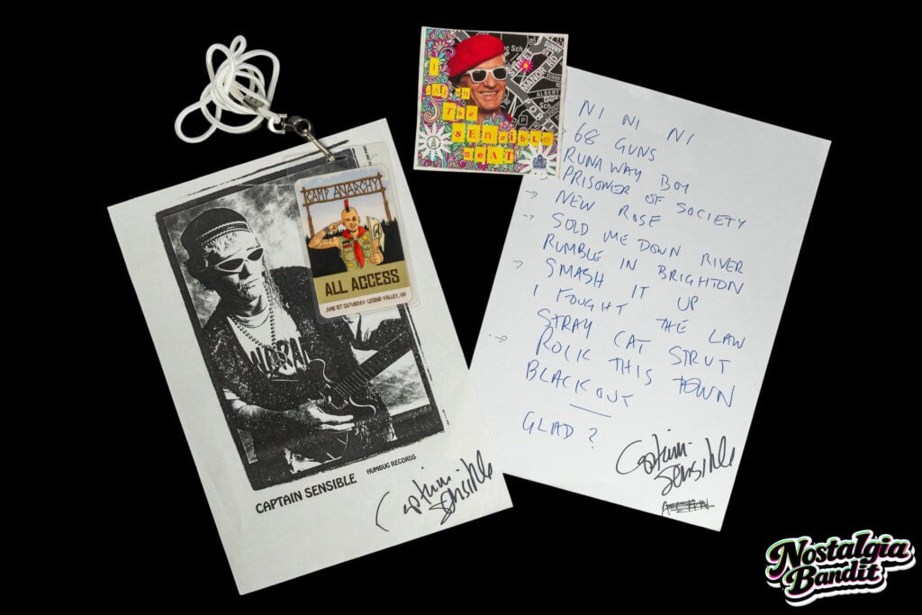 The Damned | Captain Sensible Stage-Played, Photo-Matched & Signed ESP LTD Viper 1000 Guitar (2014)