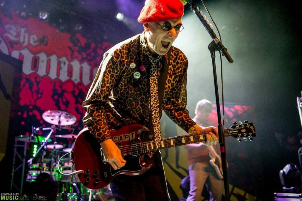 The Damned | Captain Sensible Stage-Worn & Photo-Matched Leopard Shirt, Tie & Signed Beret (2018)