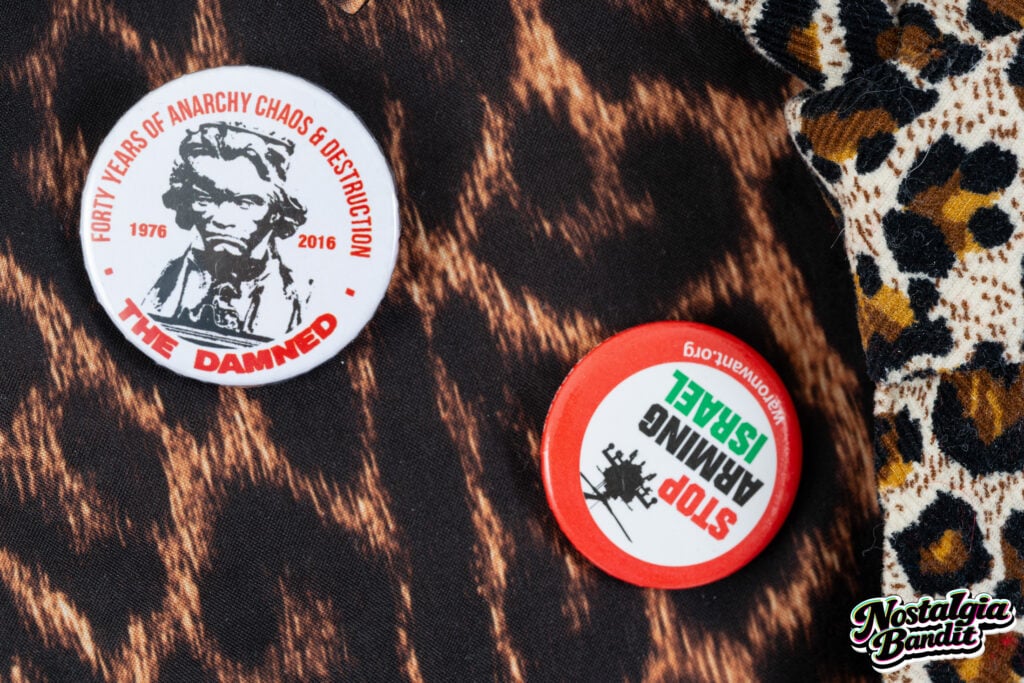 The Damned | Captain Sensible Stage-Worn & Photo-Matched Leopard Shirt, Tie & Signed Beret (2018)