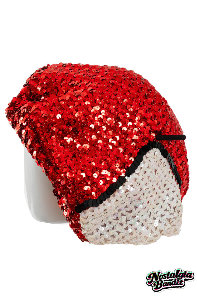 The Damned | Captain Sensible Owned & Worn Custom David Shilling Sequined Beret (circa early 1980s)