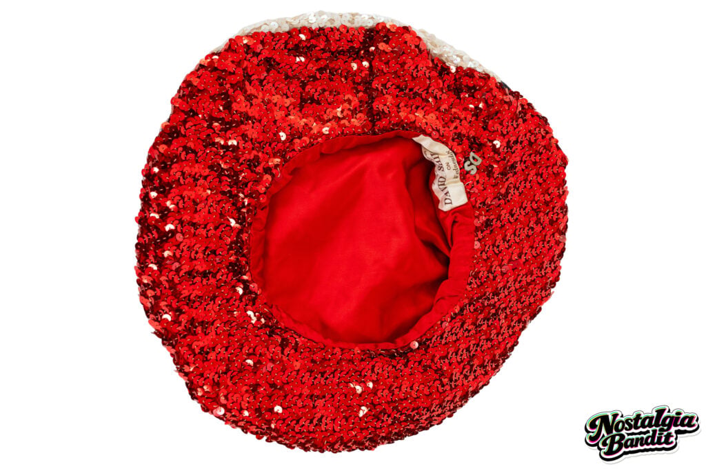 The Damned | Captain Sensible Owned & Worn Custom David Shilling Sequined Beret (circa early 1980s)