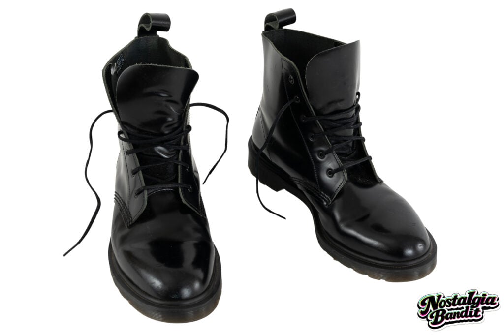 New Order | Peter Hook Owned & Worn “Festival No. 6” Limited Edition Doc Martens Boots (2010s)