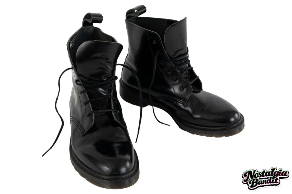 New Order | Peter Hook Owned & Worn "Festival No. 6" Limited Edition Doc Martens Boots (2010s)
