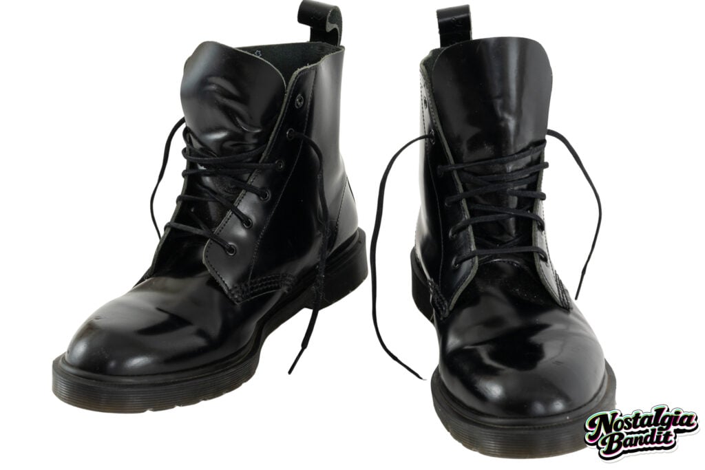 New Order | Peter Hook Owned & Worn "Festival No. 6" Limited Edition Doc Martens Boots (2010s)