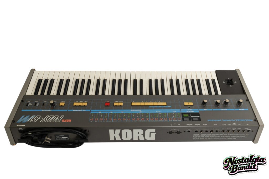 M83 | Anthony Gonzalez Owned & Studio-Used Korg Poly-61M Polyphonic Synthesizer (c. early 2010s)