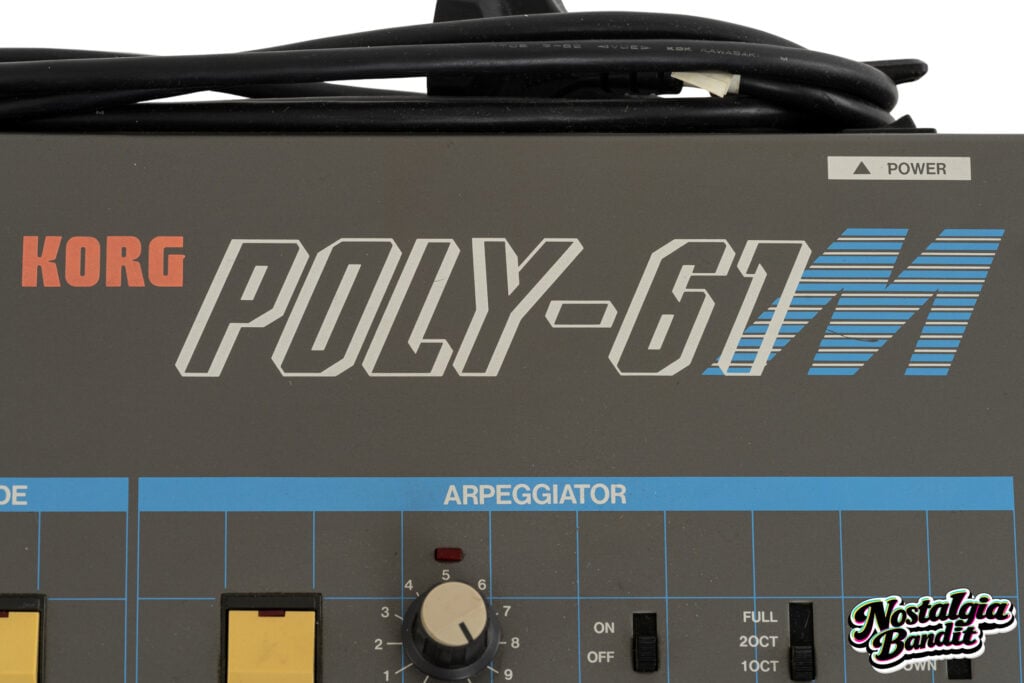 M83 | Anthony Gonzalez Owned & Studio-Used Korg Poly-61M Polyphonic Synthesizer (c. early 2010s)