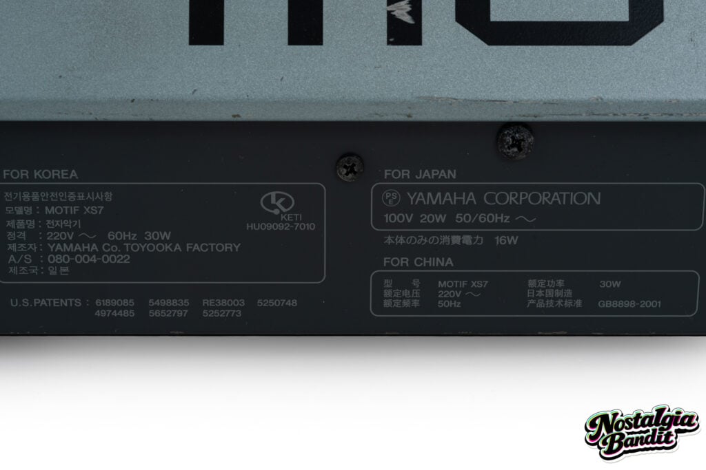 Black Eyed Peas | Printz Board Stage-Played Yamaha Motif XS7 Production Synthesizer (2010-2011)
