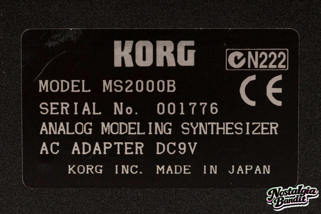 Black Eyed Peas | Printz Board Stage-Played Korg MS2000B Analog Synthesizer/Vocoder (1998-2011)