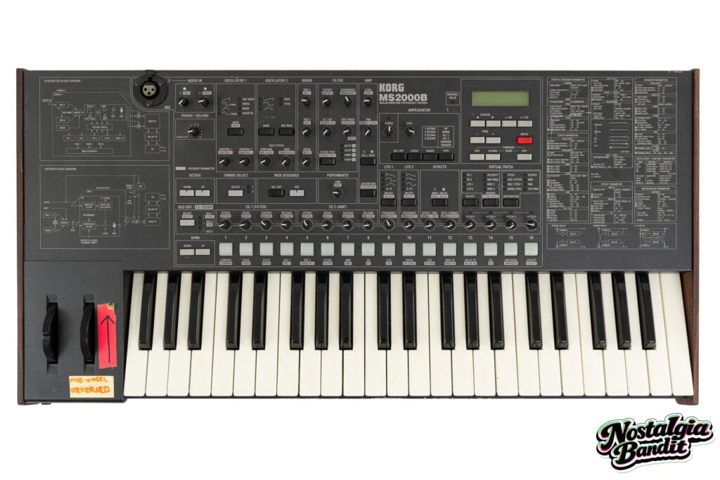 Black Eyed Peas | Printz Board Stage-Played Korg MS2000B Analog Synthesizer/Vocoder (1998-2011)