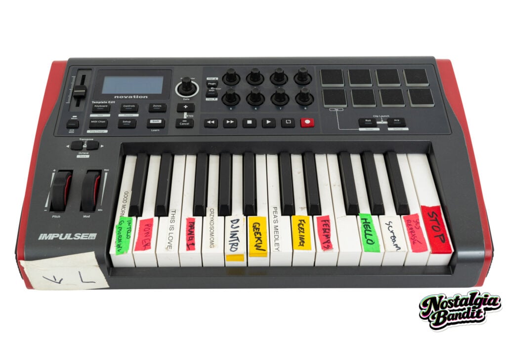 Black Eyed Peas | Keith Harris Stage-Used Novation Impulse 25 Playback Controller (circa 2009-2011)