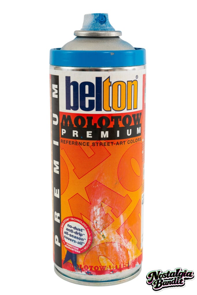 Coldplay | Chris Martin Stage-Used Molotow "Shock Blue" (Blue) Spray Paint Can (10/26/2011)