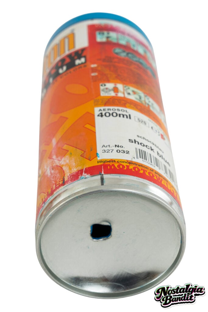 Coldplay | Chris Martin Stage-Used Molotow "Shock Blue" (Blue) Spray Paint Can (10/26/2011)