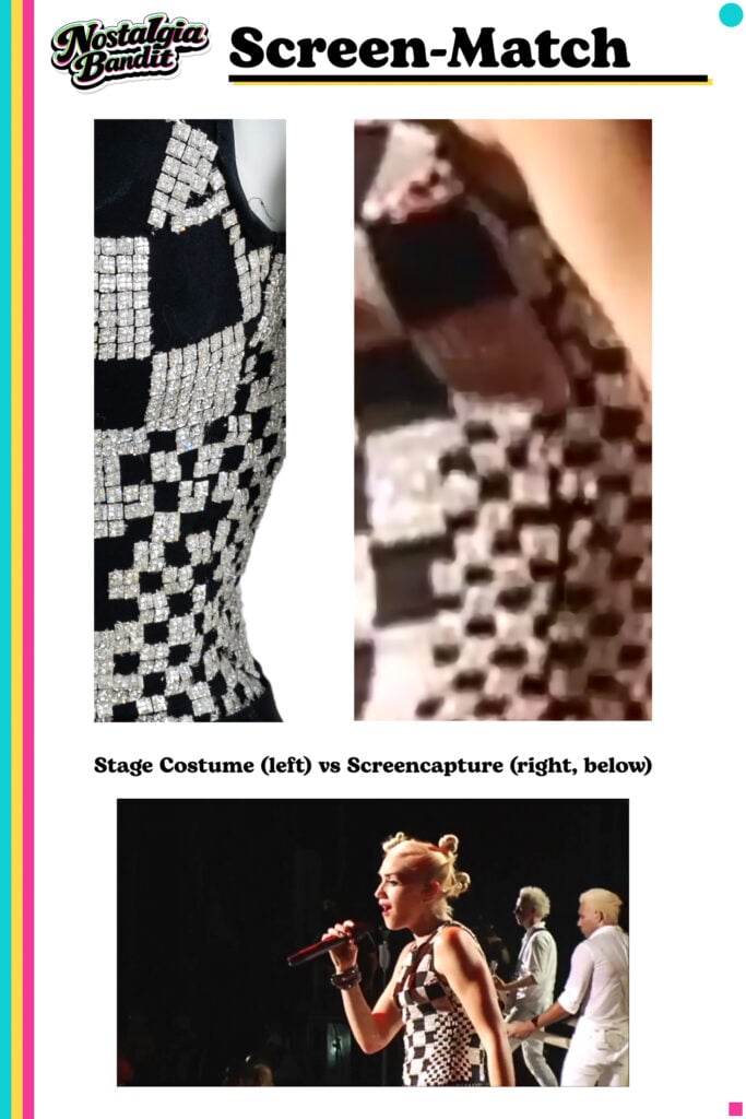 No Doubt | Gwen Stefani Stage-Worn, Photo & Screen-Matched Custom Swarovski Crystal Costume (2009)