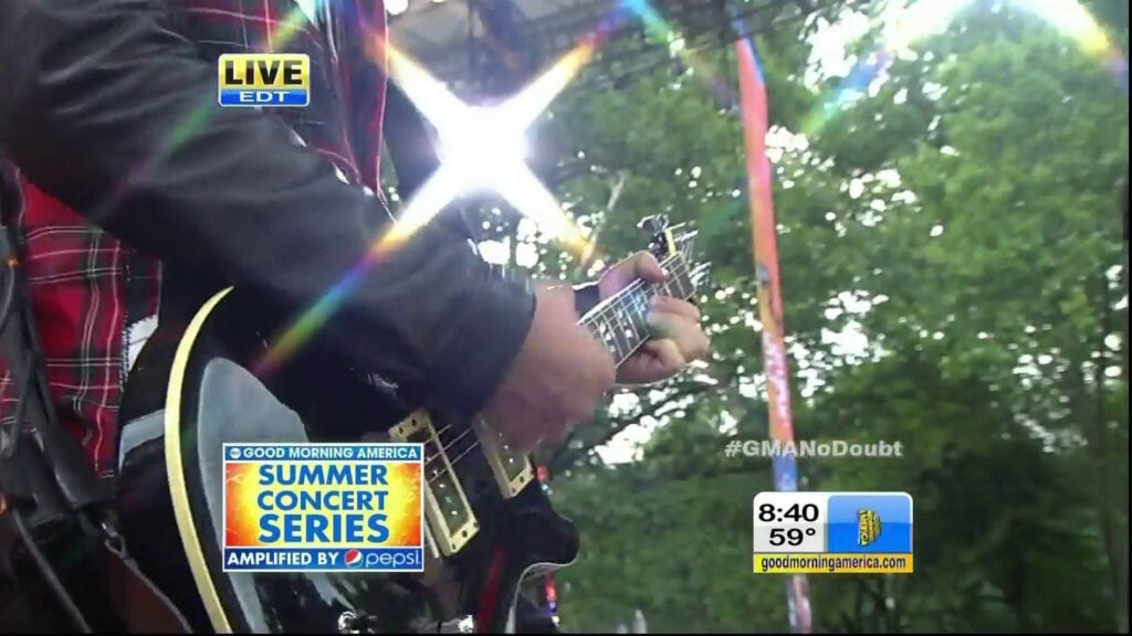 No Doubt | Tom Dumont Stage-Played Hamer Duo-Tone Electric/Acoustic Guitar (2012)