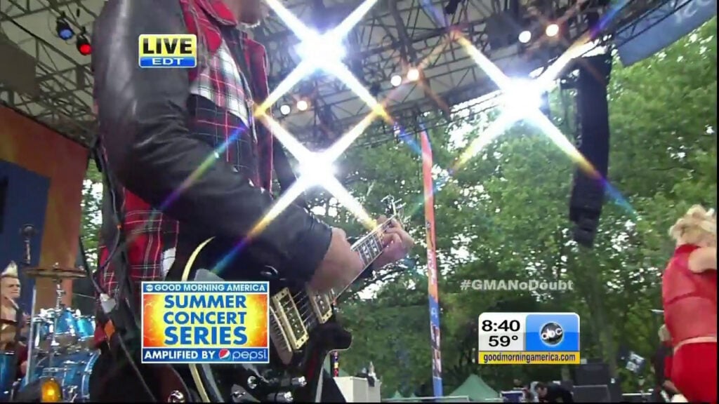 No Doubt | Tom Dumont Stage-Played Hamer Duo-Tone Electric/Acoustic Guitar (2012)