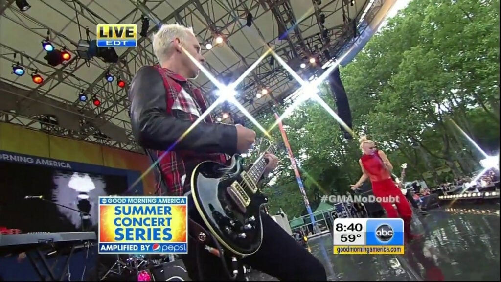 No Doubt | Tom Dumont Stage-Played Hamer Duo-Tone Electric/Acoustic Guitar (2012)