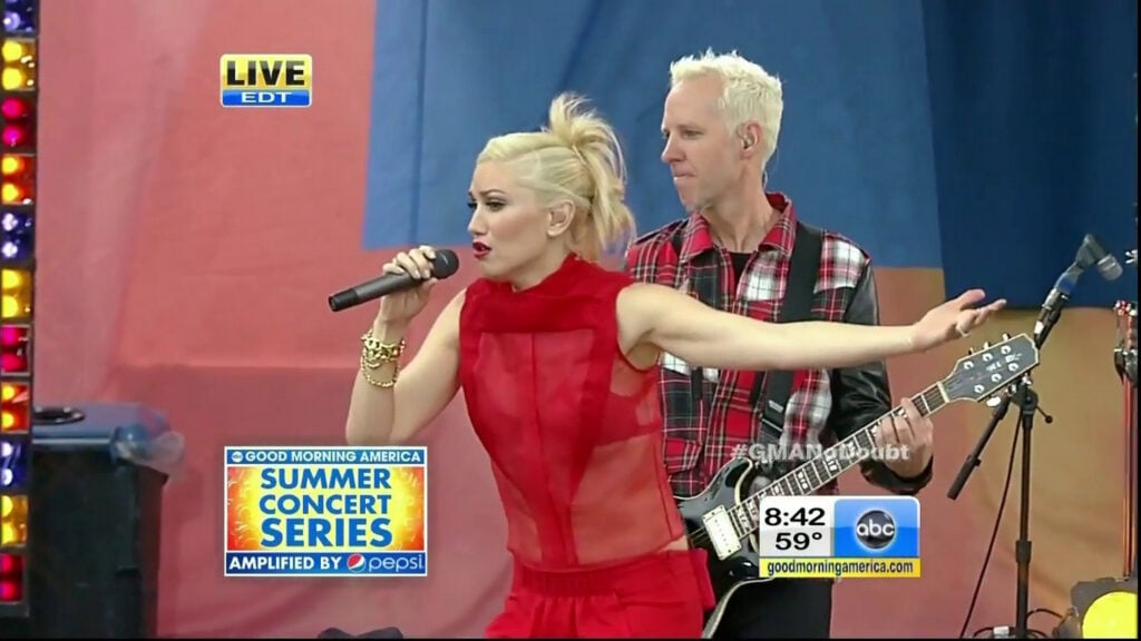 No Doubt | Tom Dumont Stage-Played Hamer Duo-Tone Electric/Acoustic Guitar (2012)