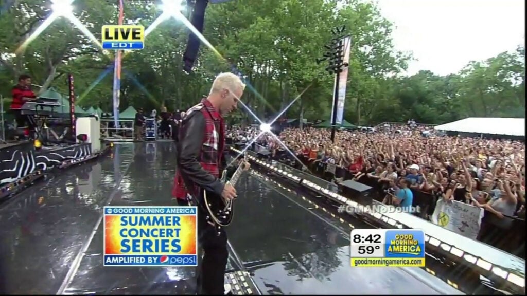 No Doubt | Tom Dumont Stage-Played Hamer Duo-Tone Electric/Acoustic Guitar (2012)