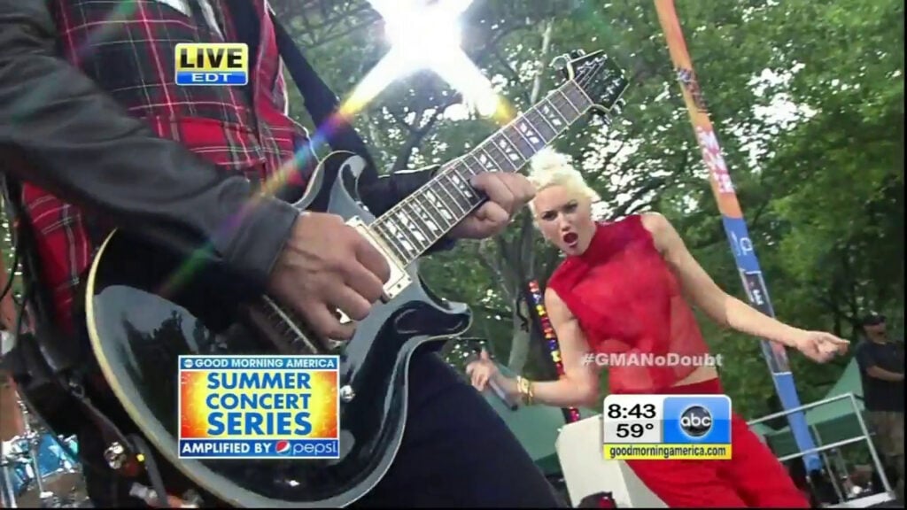 No Doubt | Tom Dumont Stage-Played Hamer Duo-Tone Electric/Acoustic Guitar (2012)