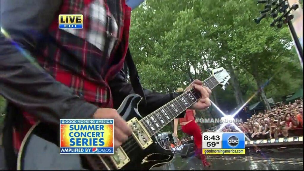 No Doubt | Tom Dumont Stage-Played Hamer Duo-Tone Electric/Acoustic Guitar (2012)