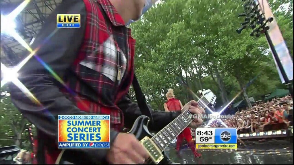 No Doubt | Tom Dumont Stage-Played Hamer Duo-Tone Electric/Acoustic Guitar (2012)