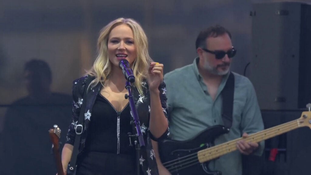 Jewel | Stage-Worn, Screen-Matched & Signed Vintage Kalmanovich Sequin Jacket "Kaaboo" (9/16/2018)