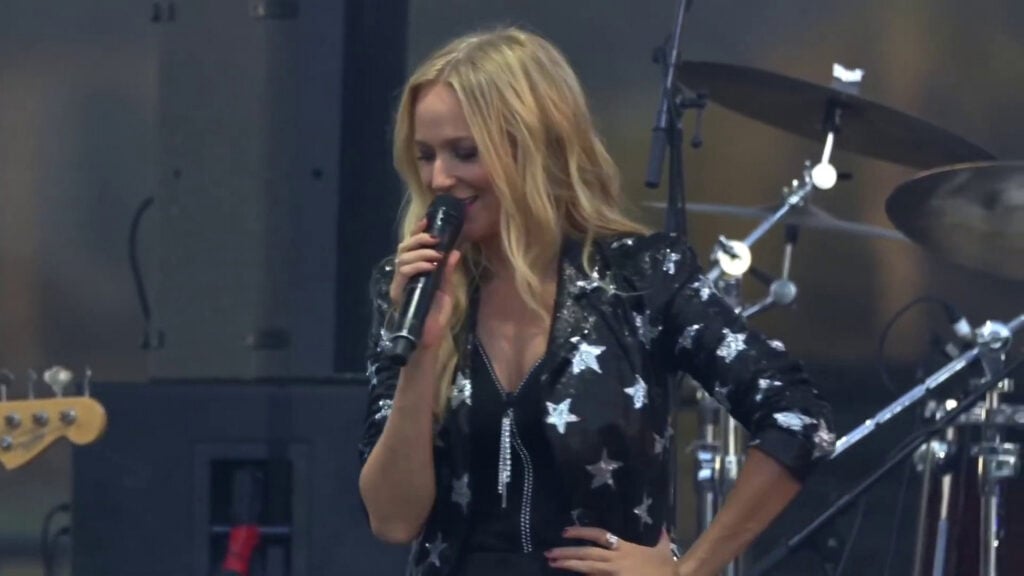 Jewel | Stage-Worn, Screen-Matched & Signed Vintage Kalmanovich Sequin Jacket "Kaaboo" (9/16/2018)
