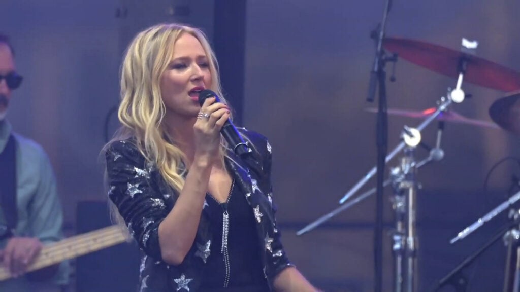 Jewel | Stage-Worn, Screen-Matched & Signed Vintage Kalmanovich Sequin Jacket "Kaaboo" (9/16/2018)