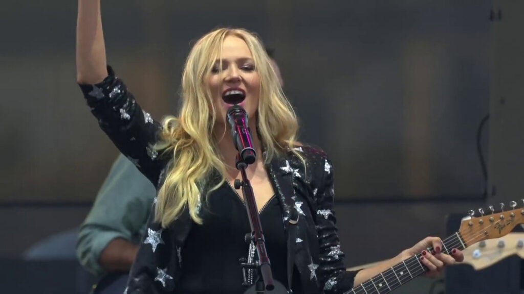 Jewel | Stage-Worn, Screen-Matched & Signed Vintage Kalmanovich Sequin Jacket "Kaaboo" (9/16/2018)