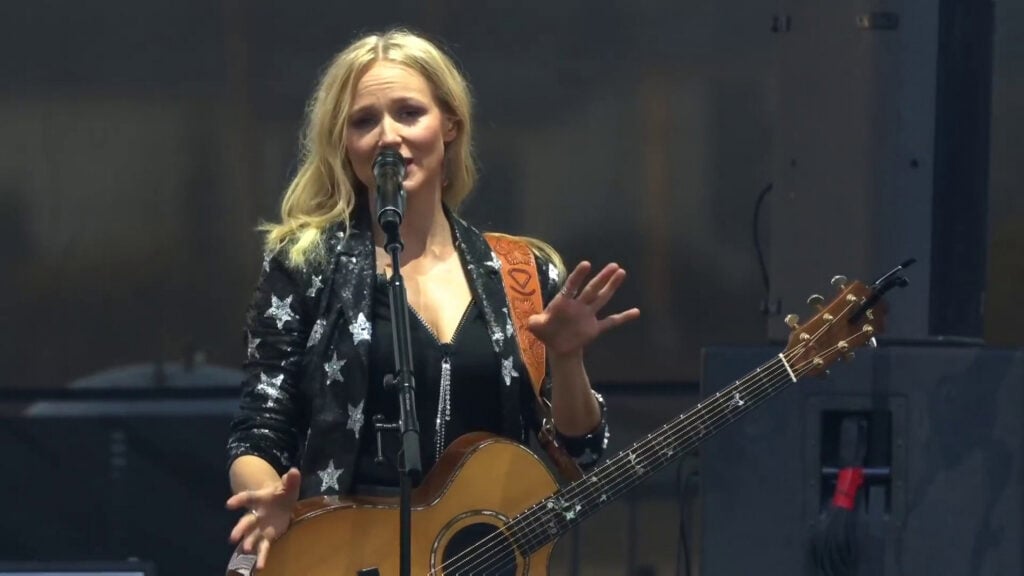 Jewel | Stage-Worn, Screen-Matched & Signed Vintage Kalmanovich Sequin Jacket "Kaaboo" (9/16/2018)